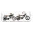 Norhad Motorcycle Figurines & Sculptures-1331352730