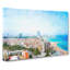 The Barcelona Skyline In Spain - Wrapped Canvas Painting-56639206