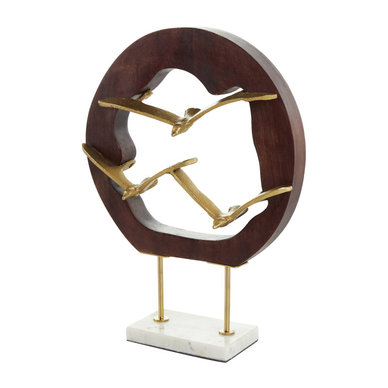 Sculpture oiseau Mailey, H 13,2 po x l 9,7 po x P 3,15 po