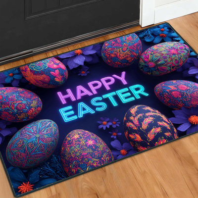 2X3ft Area Rug Indoor Entryway Rug, Washable Non Slip Front Door Rugs