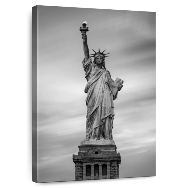 Statue de la liberté monochrome Aime, H 30 po x l 20 po