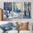 Toile naturelle avec cadre flottant
