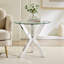 Ensemble de table basse et de table de bout 3 pièces Alexa Chrome