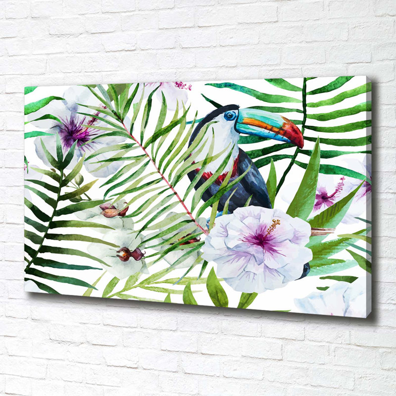 Tropic Toucan - Wrapped Canvas Print