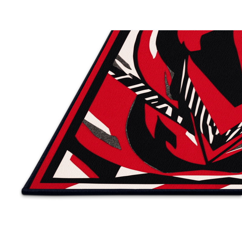 Ruby Noir Rug, Square 6'