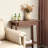 Walnut Solid Wood Rectangular Console Table-904152601