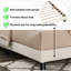 Lit plateforme tapissier Findlay Plush-502997870