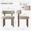 Upholstered Solid Wood Dining Chair Side Chair-1149217604