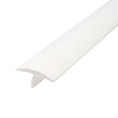 Moulure en T en plastique de 0,6875 po d'épaisseur x 0,6875 po de largeur x 3 000 po de longueur