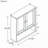 Bathroom Wall Cabinet With Doule Mirror Doors And Shelvs