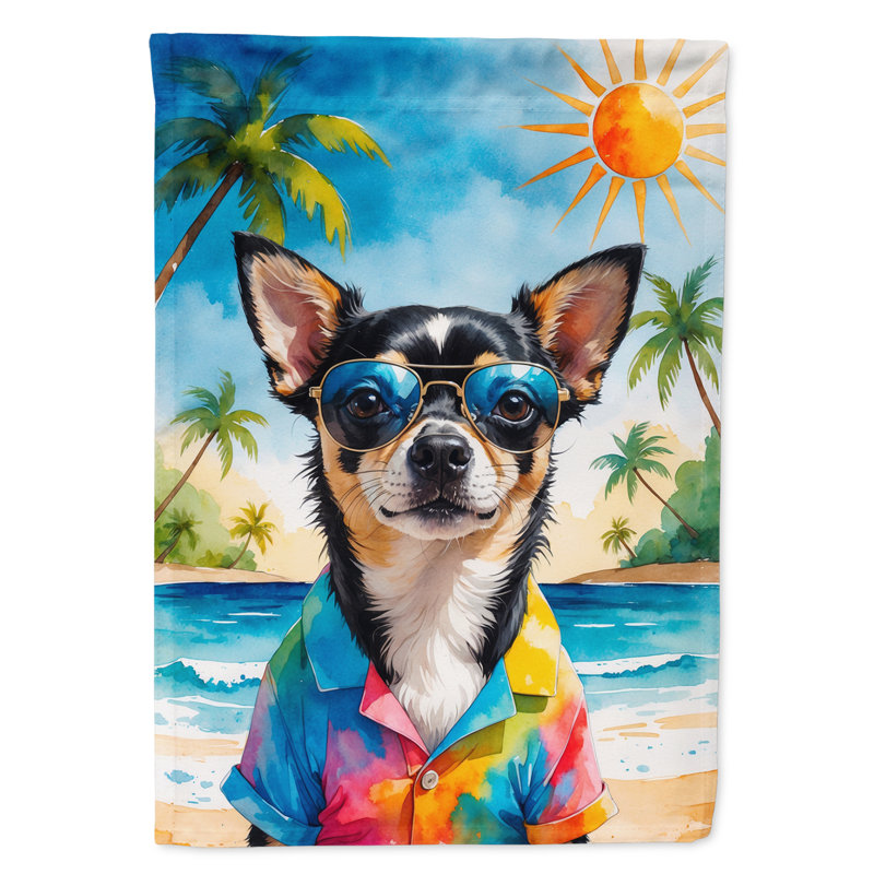 Drapeau de la maison esquimau américain, Black And Tan Chihuahua