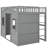 House Loft Bed With Ladder-605960703-605960698