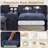 Enn 124 "W Modular Sectional, Wireless Charge, Blue Tooth Speaker, Double-layer Cushion-1705677412