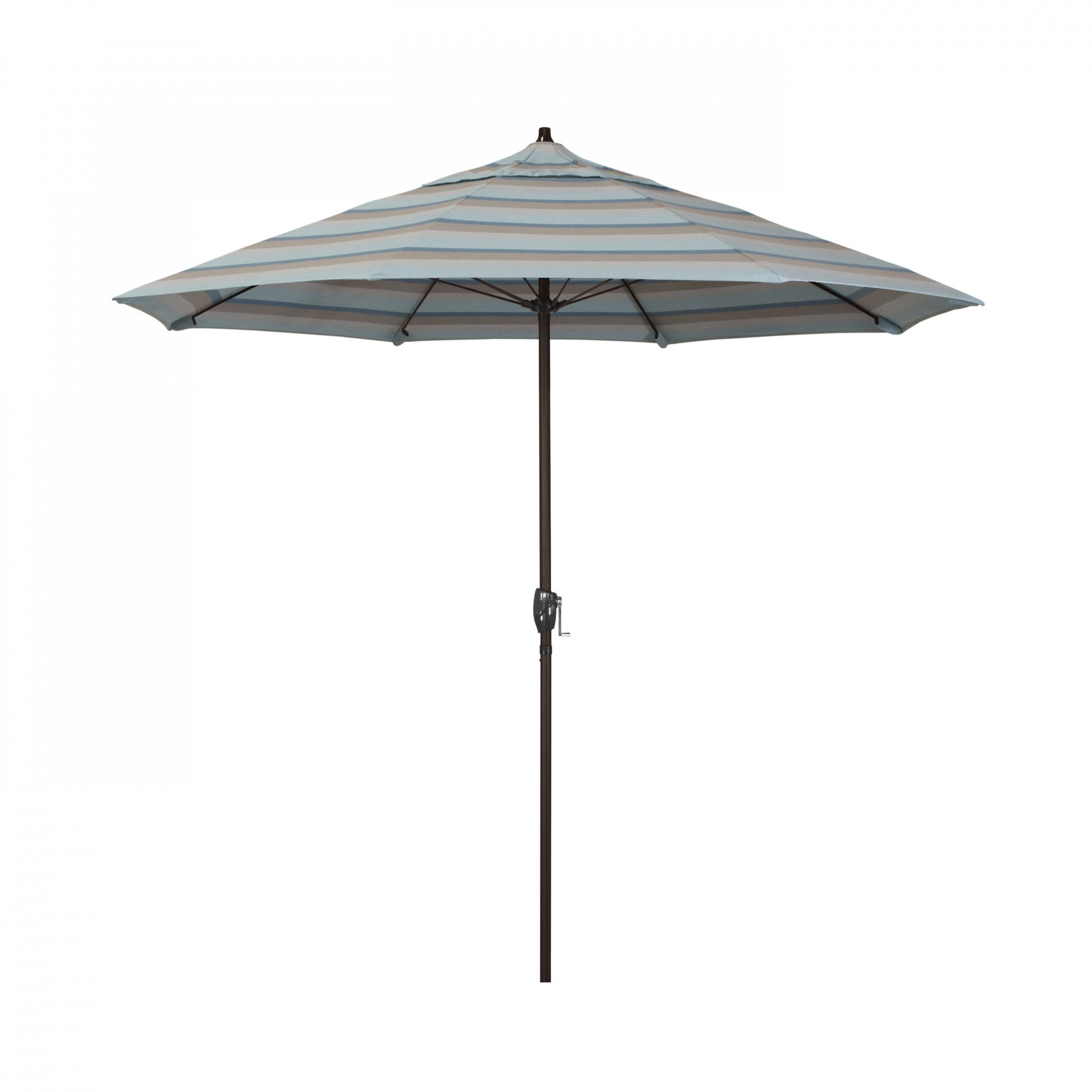 Gino 7.5' Market Sunbrella Umbrella, Gateway Mist Sunbrella®