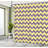 Chevron Shower Curtain with Hooks Included-44237930-94822028
