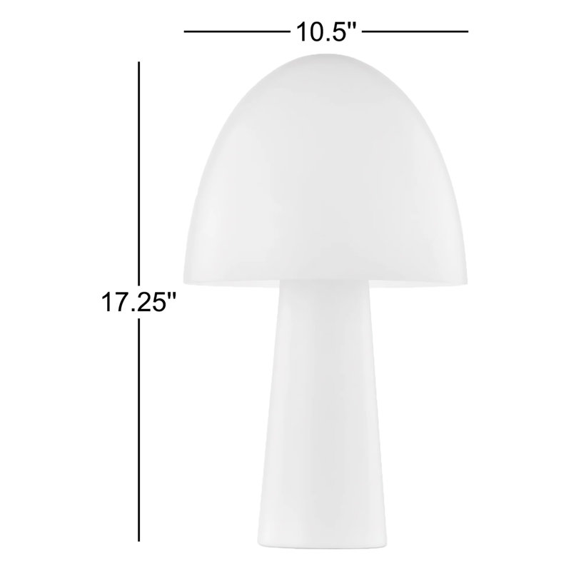 Batch 17.25" Table Lamp, Soft White, White