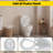 Toilet Seat, Round Toilet Seat With Toddler Seat, Quick-Release Structure Toilet Seat, Quick-Attach Hardware & Full Flat With Grip-Tight Bumpers, Quiet-Close Seat, White 17 in