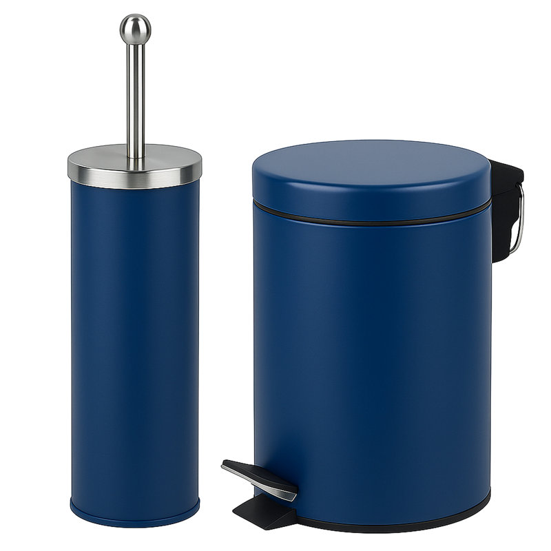 Mccabe Step On and Odour Seal Kitchen Rubbish Bin - 0.79 L, Blue