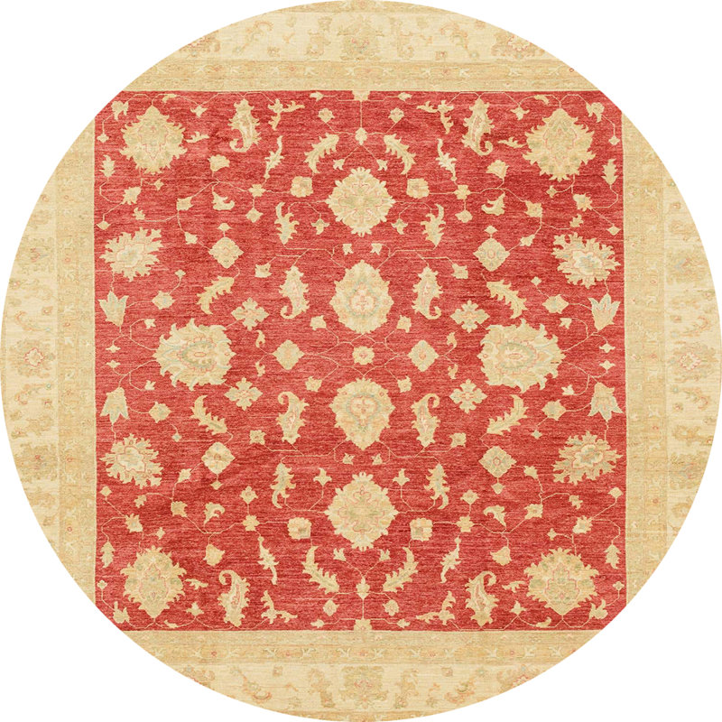 Tapis abstrait 3782, Rond 4 pi