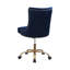 Fauteuil de conférence en velours Troy-730007327-730007326
