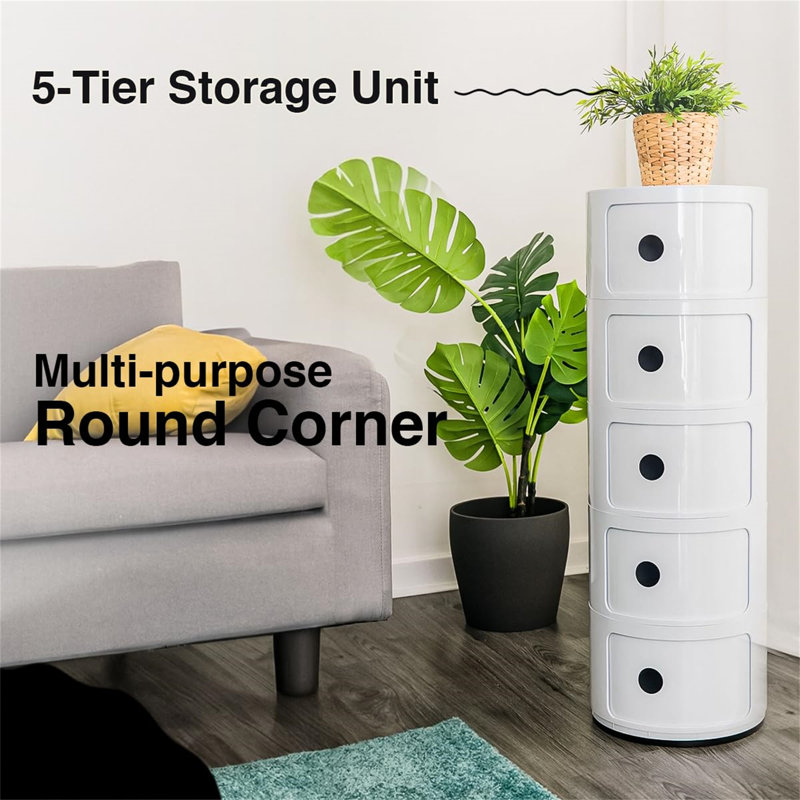 Cayslee 5 Drawer Storage Drawer