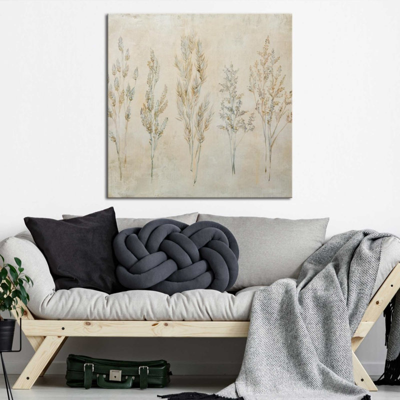 Whispering Grasses I par Julia Purinton - Impression sur toile, Does Not Apply, 20" H x 20" W