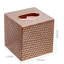 Porte-boîte à mouchoirs Gold Cube