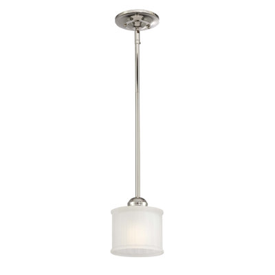 Ludwik 1-Light Single Drum Pendant