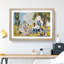 Picnic on a Riverbank by Paul Cezanne - Picture Frame Painting-62760385-62760384