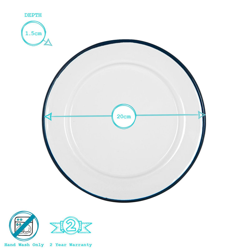 20cm Appetiser Plate, Blue
