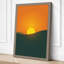 Sun on the Horizon Minimalist - Wrapped Canvas-2032103812-2032103811