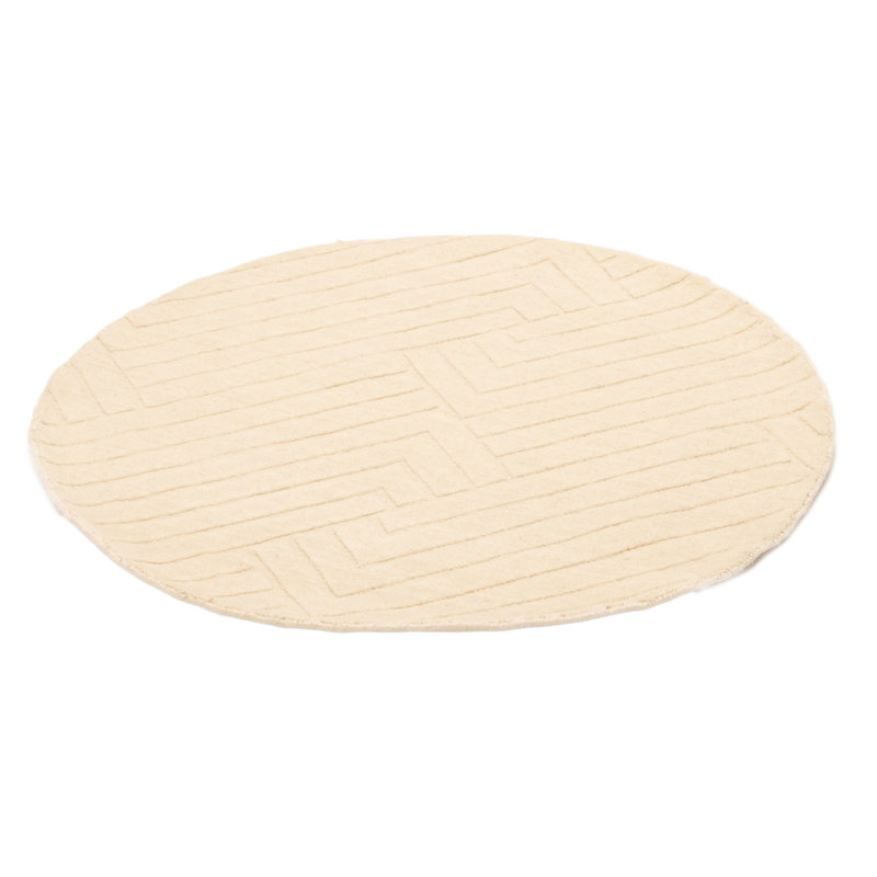 Tapis crème Kashkuli Gabbeh 3 pi 11 po x 3 pi 11 po