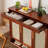 Retro Nut-Brown Solid wood Shoe Storage