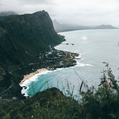 «Oahu II» par Hannah Kemp - reproduction d'art sur toile tendue