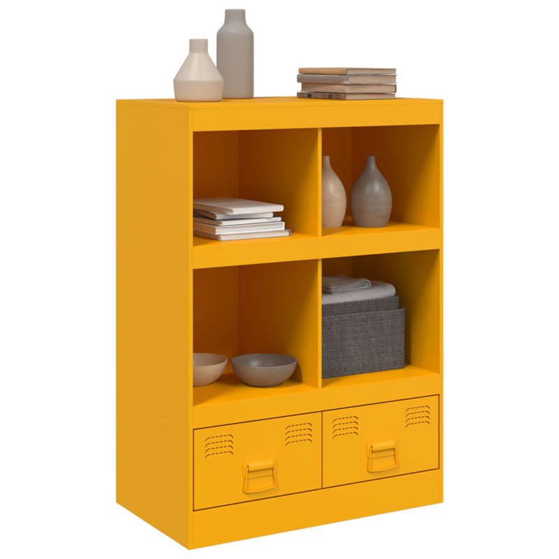 Storage Cabinet, Mustard yellow