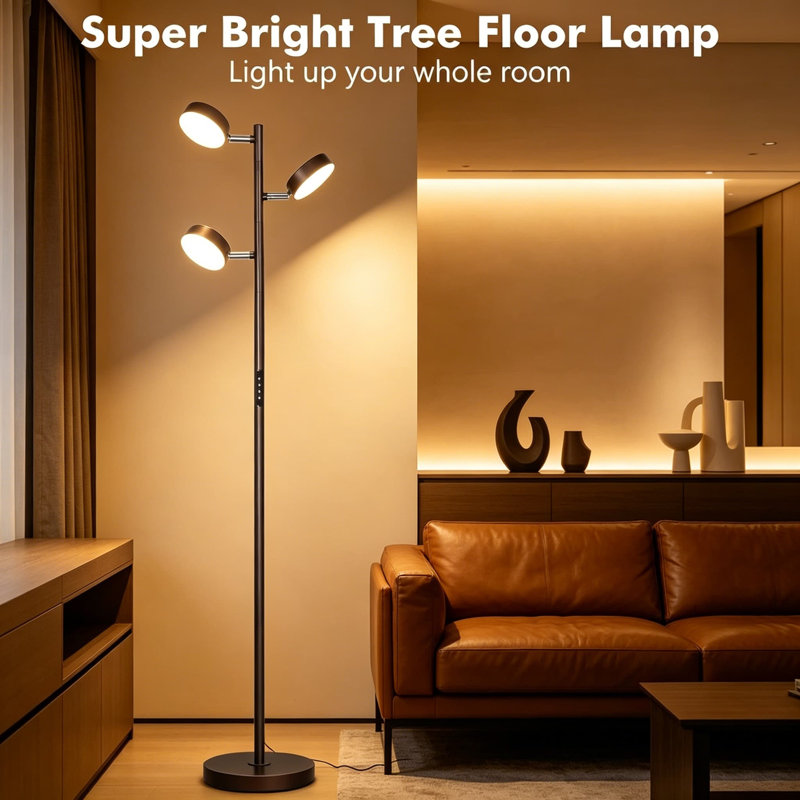 Lampe sur pied Modern Tree