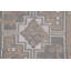 Tapis géométrique indien 5 x 8