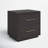 Nigel 2 - Drawer Solid Wood 22" Nightstand in Burnished Black