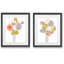 Wildflower Contour I - ensemble de 2 reproductions d'art sur papier encadré