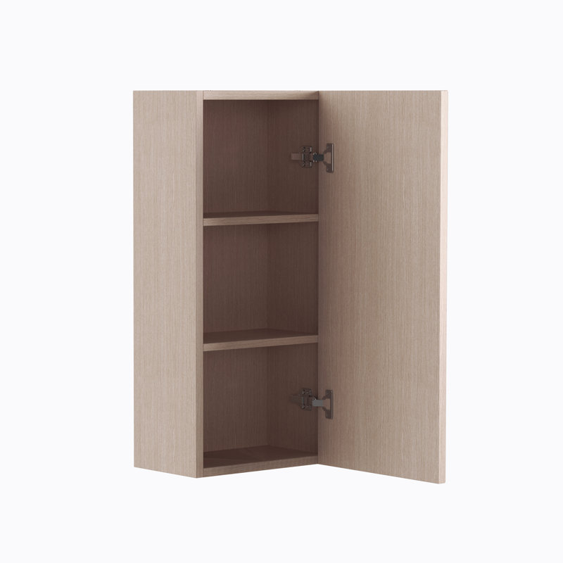 Armoire de rangement murale en bois 14 po au-dessus de la toilette