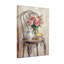 Ensemble de thé et gâteau sur un arrangement floral Plants & Flowers-754343805