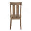 Ensemble de 2 chaises d'appoint à dossier ouvert beige et érable