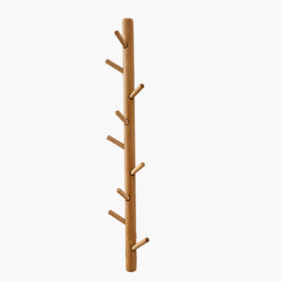 Pure Beauty Solid Wood Branch-Shaped Wall-Mounted Coat Rack
