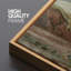 «Rustic Countryside Sunset Over Coastal Cliff Classic Landscape», reproduction d'art sur toile-98041894-111176085