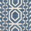 Tapis géométrique tissé à la main en laine / coton Rodgers bleu foncé / ivoire-1973195782