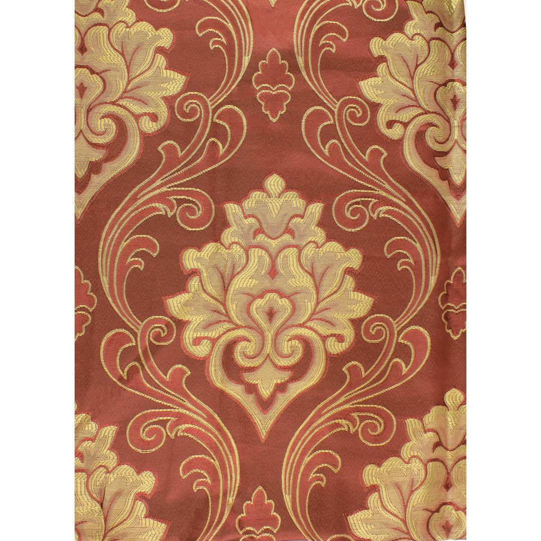 Angelina-2PK Polyester Room Darkening Curtain Panel Pair Single Panel Venice Collections Curtain 