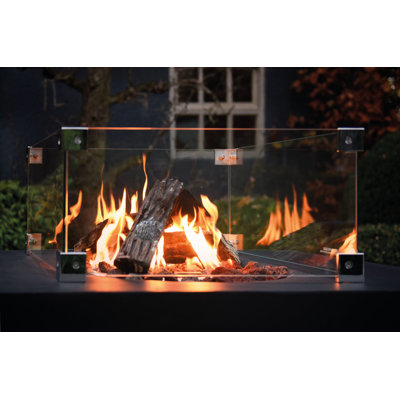 Glass Fireplace Accessory