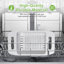 Passoire à passoire extensible au-dessus de l'évier, panier d'évier de cuisine rétractable, crépines en plastique