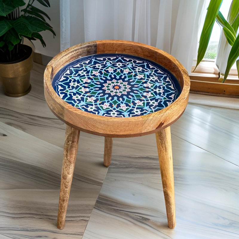 Handmade Elite Tray Top End Table