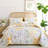 3-Piece Floral Quilt Set Soft Cozy Microfiber Lightweight All-Season Bedspread Coverlet-123215401-123215397